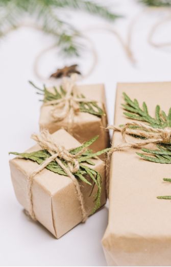 Emballages cadeaux pour Noël