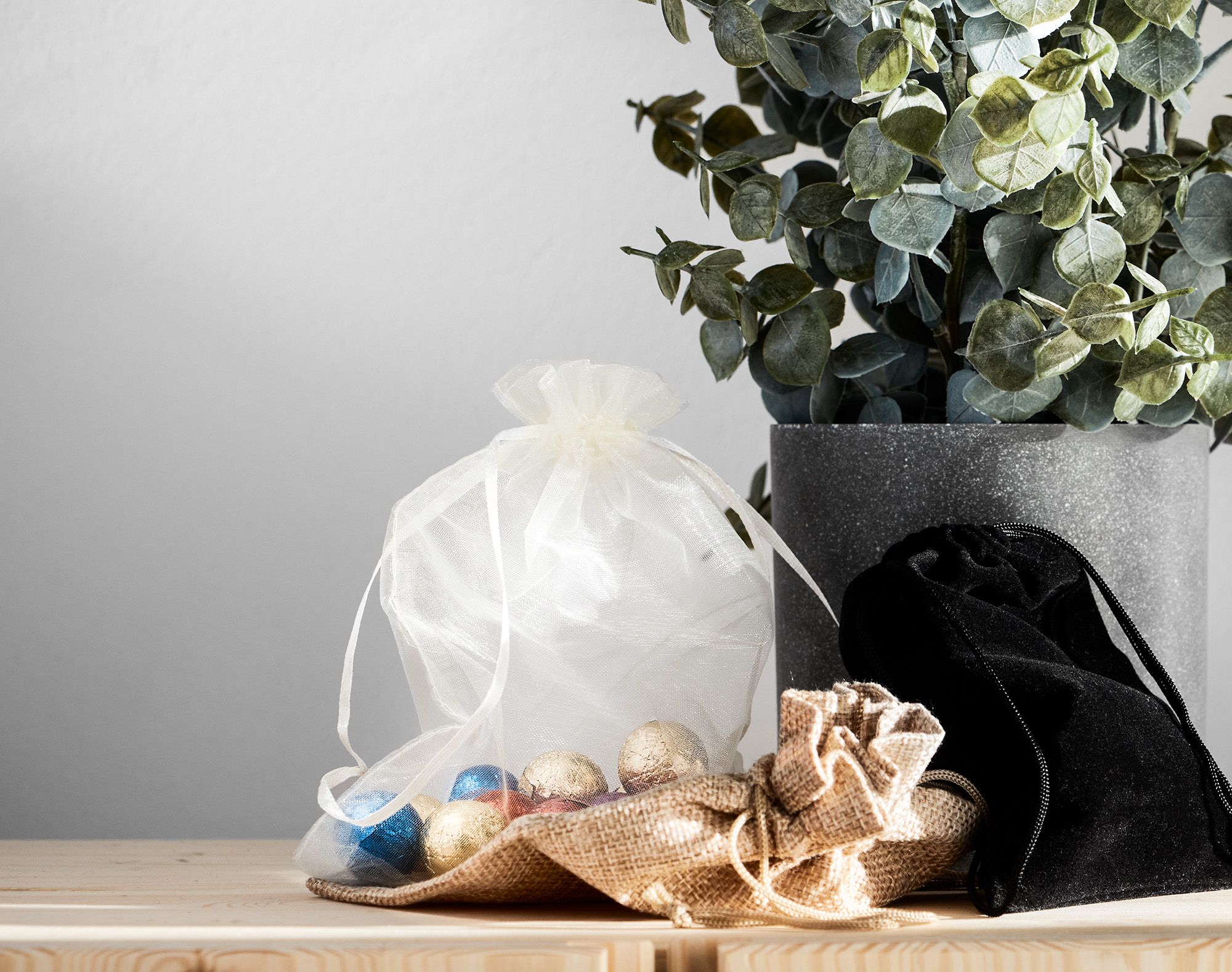 Sachets en tissus