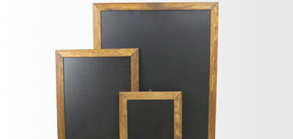 Tableau noir en bois