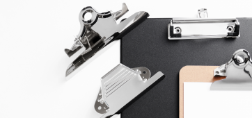Pinces pour porte-bloc