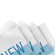 Feuille plastique pour reliure