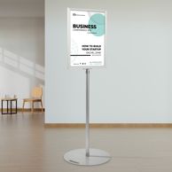 Porte-affiche sur pied