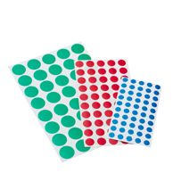 Pastilles autocollantes de couleur