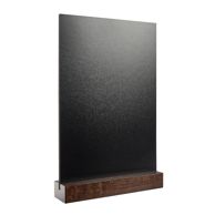 Tableau ardoise de table noir|brun foncé  | A4 - 210 x 297 mm 