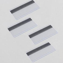 Réglettes porte-étiquette, magnétiques 100 mm