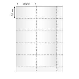 Planches d'impression Urabn 60 / Clear 60, 90 x 55 mm, blanc 
