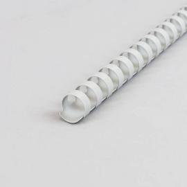 Spirales plastiques pour reliure A4, rond 16 mm | gris