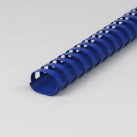 Spirales plastiques pour reliure A4, ovale 51 mm | bleu