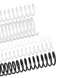 Spirales plastiques, A5, pas 4:1 