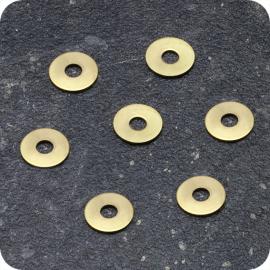 Rondelles de vis de reliure, 15 mm, laiton 