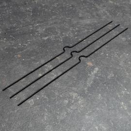 Crochets pour calendrier, longueur 300 mm, noir 