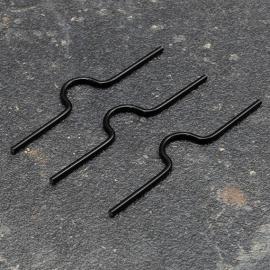 Crochets pour calendrier, longueur 70 mm, noir 
