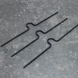 Crochets pour calendrier, ultra grande, longueur 150 mm, noir 