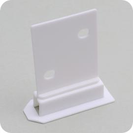Support d’étagère pour présentoirs en carton ondulé, composée de 2 éléments, blanc 