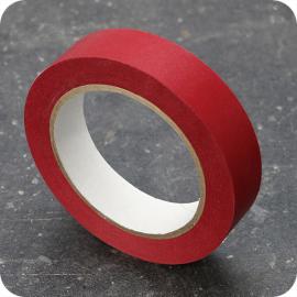 Ruban de reliure Best Price, papier spécial, structure lin rouge | 30 mm