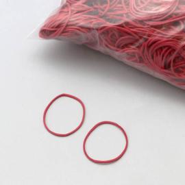 Elastiques en caoutchouc, rouge 30 mm | 1 mm