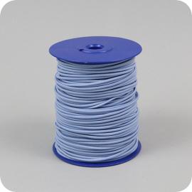 Elastiques en rouleau, 2,2 mm, bleu clair (L043) (rouleau de 100 m) 