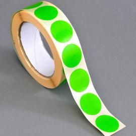 Pastilles de marquage, en papier vert clair | 30 mm