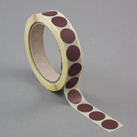 Pastilles de marquage, en papier brun foncé | 30 mm