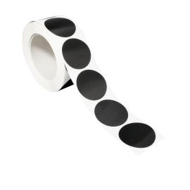 Pastilles de marquage, en papier noir | 50 mm