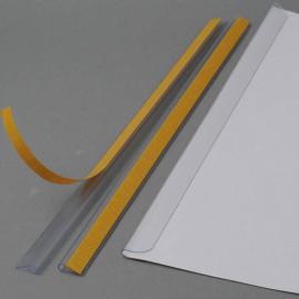 Baguettes à relier A4, transparent, auto-adhésif, 3-4 mm 