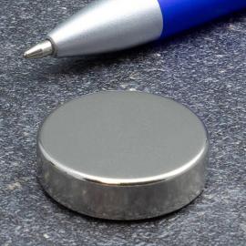 Aimants néodymes en forme de disque, 25 mm x 7 mm, N42 