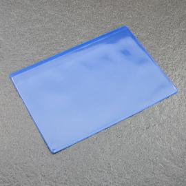 Pochettes magnétiques pour format A6, avec 1 bande magnétique, ouverture sur le grand côté, bleu 