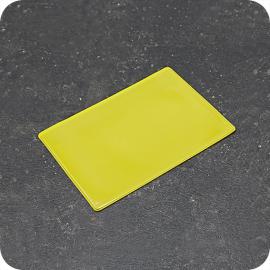 Pochettes magnétiques pour format A6, avec 1 bande magnétique, ouverture sur le grand côté, jaune 