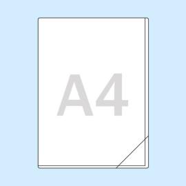 Pochettes rectangulaires pour format A4, ouverture grand et petit côté, Quickload 