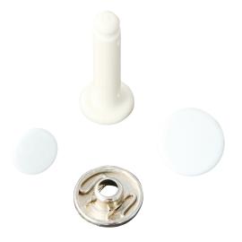 Boutons-pression cheville, blanc, 27 mm 