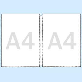 Pochettes de protection page double format A4 
