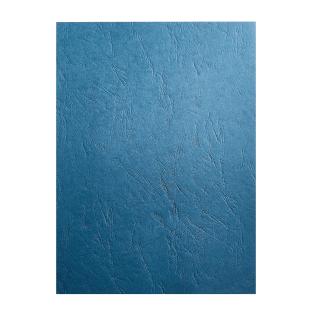 Couverture de reliure A4, cuir bleu