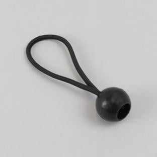 Tendeur élastique avec boule 120 mm | noir