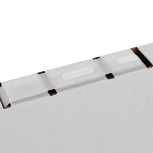 Bandes auto-adhésives siliconées, 10 x 30 mm, décollables (boîte de 1 000) 