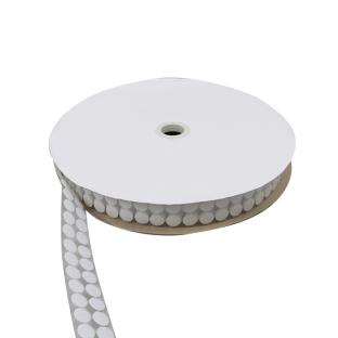 Pastilles auto-agrippantes en rouleau, crochet | 13 mm | blanc