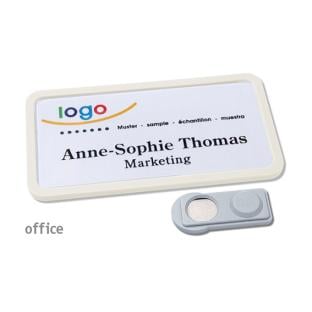 Porte-badges Office 40 smag® aimant blanc 