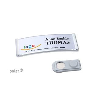 Porte-badge Office 30 smag® aimant transparent 