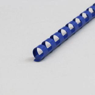 Spirales plastiques pour reliure A4, rond 10 mm | bleu