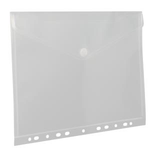 Porte-document pour format A4, avec bord perforé, film PP 180 microns 