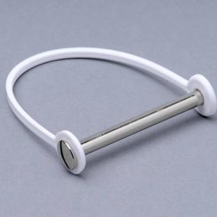 Bracelet pour vis de reliure, longueur 135 mm, blanc 