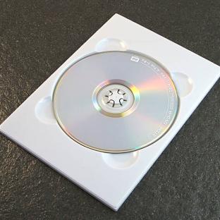 Porte-CD, Digitray DVD, blanc 
