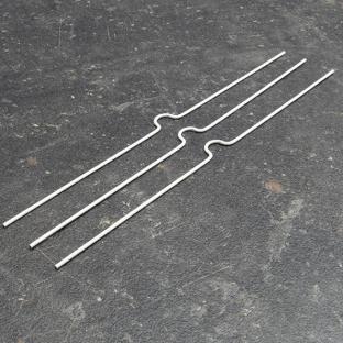 Crochets pour calendrier, longueur 250 mm, blanc 