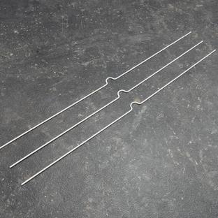 Crochets pour calendrier, longueur 400 mm, blanc 