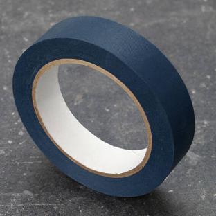 Ruban de reliure Best Price, papier spécial, structure lin bleu | 30 mm