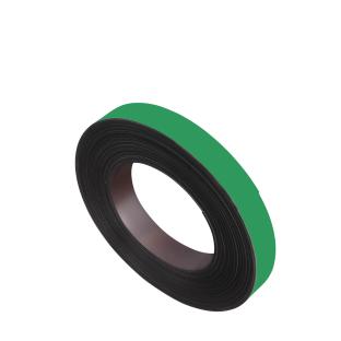 Ruban magnétique coloré, anisotrope (rouleau de 10 m) 20 mm | vert