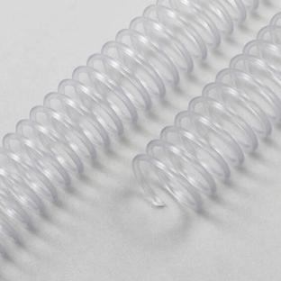 Spirales plastiques (bobines de PVC), A4 12 mm | transparent