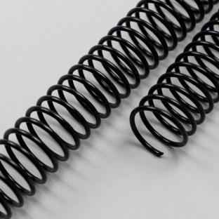 Spirales plastiques (bobines de PVC), A4 25 mm | noir