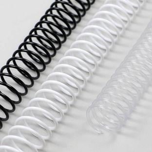 Spirales plastiques (bobines de PVC), A4 
