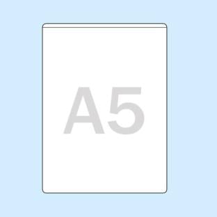 Pochettes rectangulaires pour format A5, ouverture petit côté 