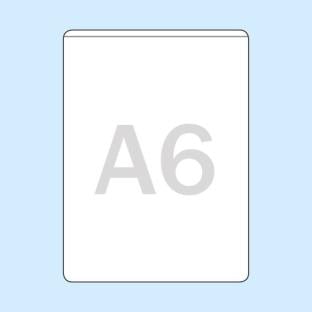 Pochettes rectangulaires pour format A6, ouverture petit côté 